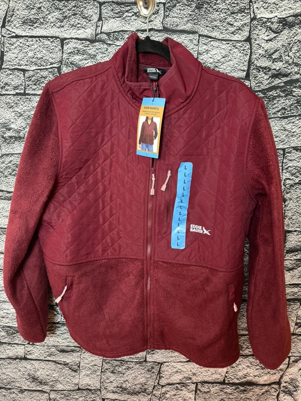 NWT Ladies Eddie Bauer Fleece Jacket - Large
